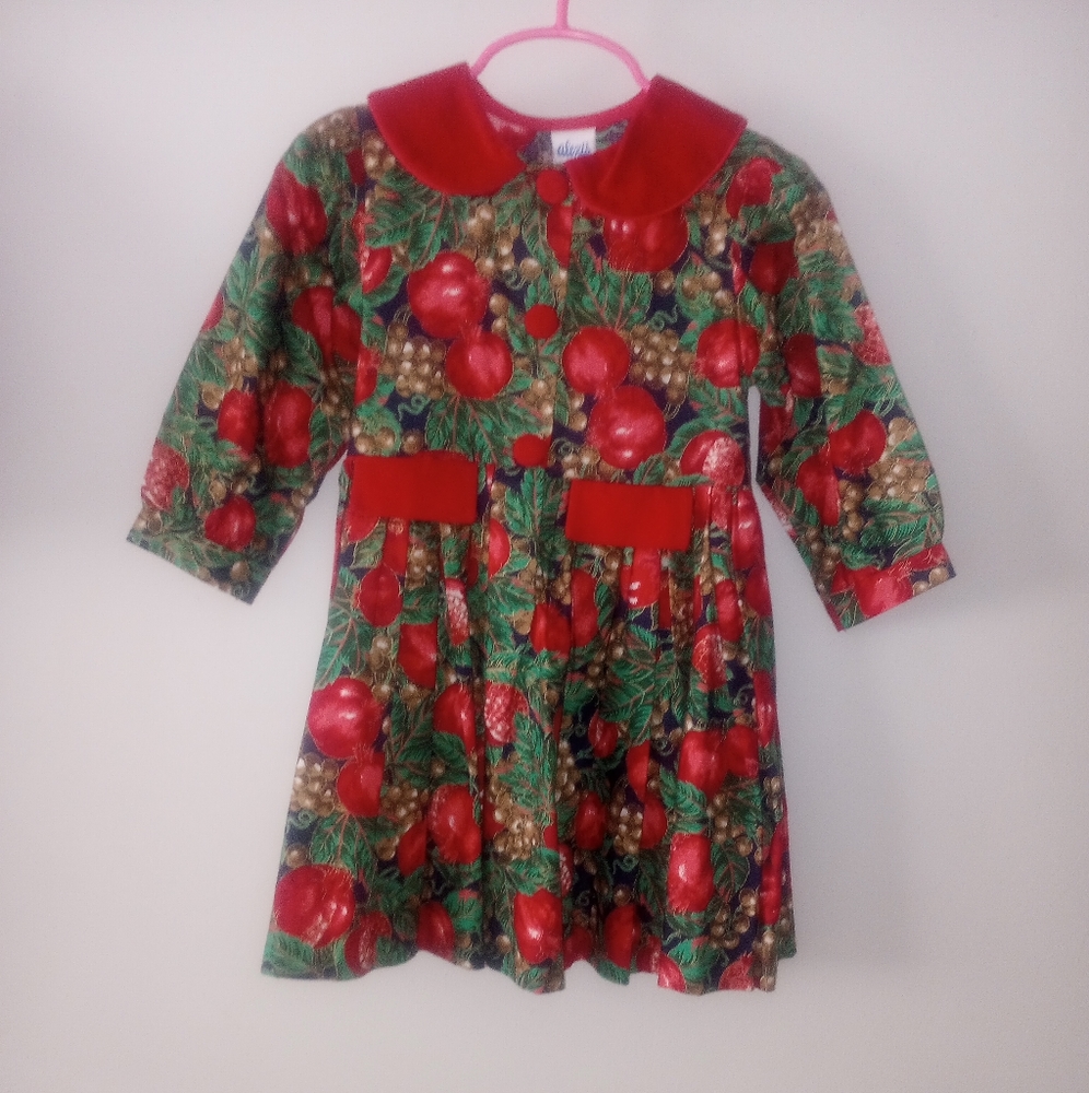 Vintage Girl's Christmas Dress by Alexis